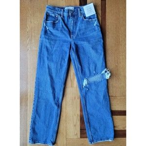 Abercrombie & Fitch The 90s Straight Ultra High Rise Womens Jeans SIZE 4 SHORT